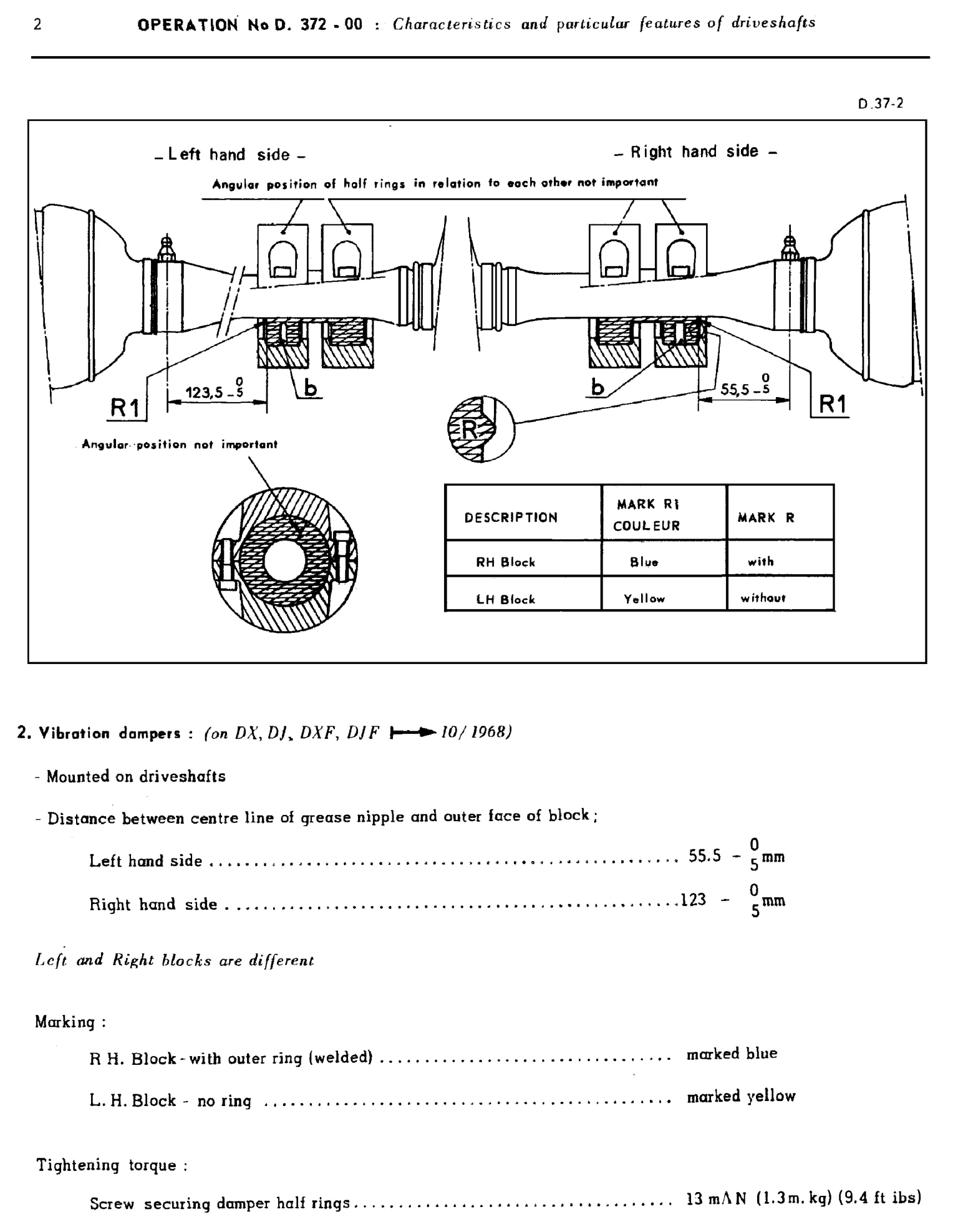 Drive shafts, page 198 of 454 — 814 Repair Manual — Volume I