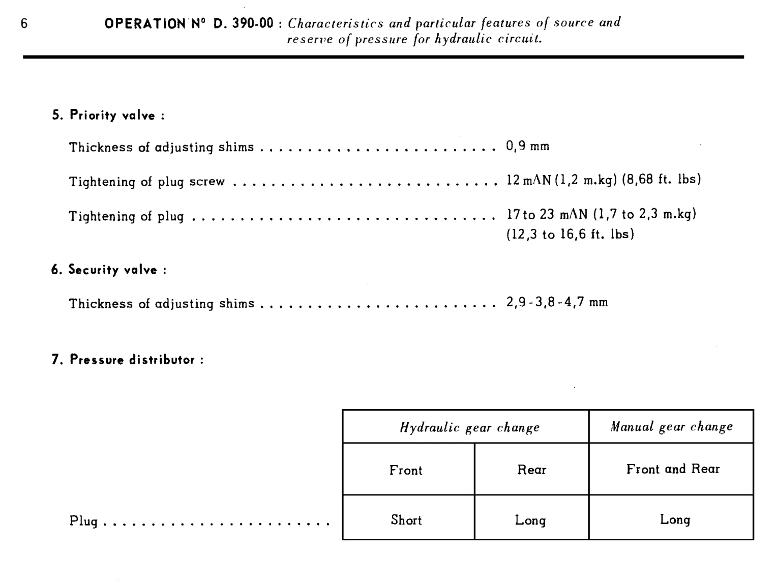 Hydraulic system / Source and reserve of pressure, page 205 of 454 — 814 Repair Manual — Volume I