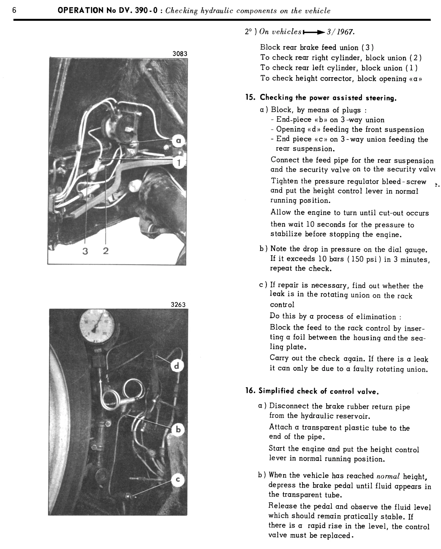 Check hydraulic parts on vehicle, page 211 of 454 — 814 Repair Manual — Volume I