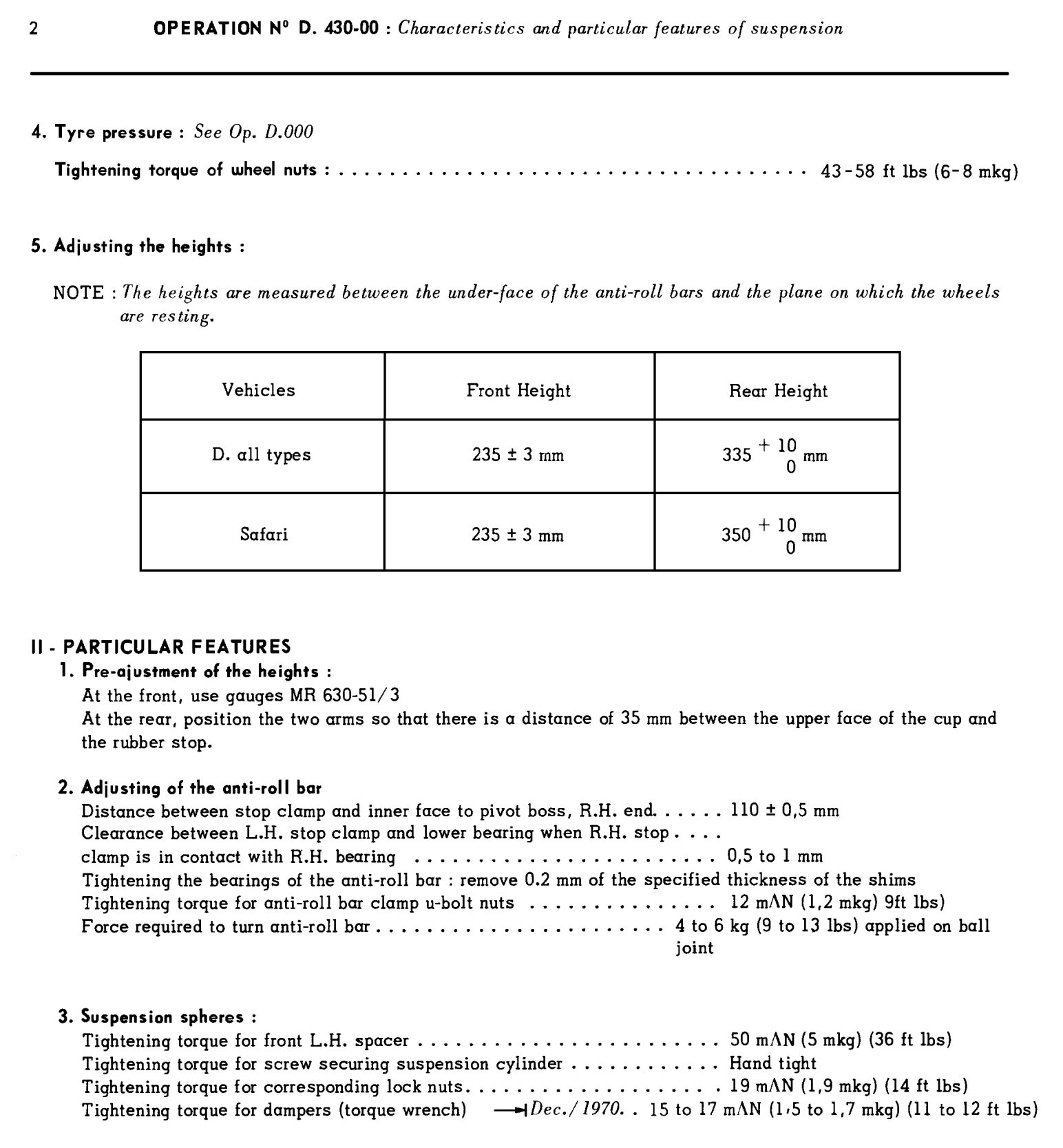 Suspension, page 221 of 454 — 814 Repair Manual — Volume I