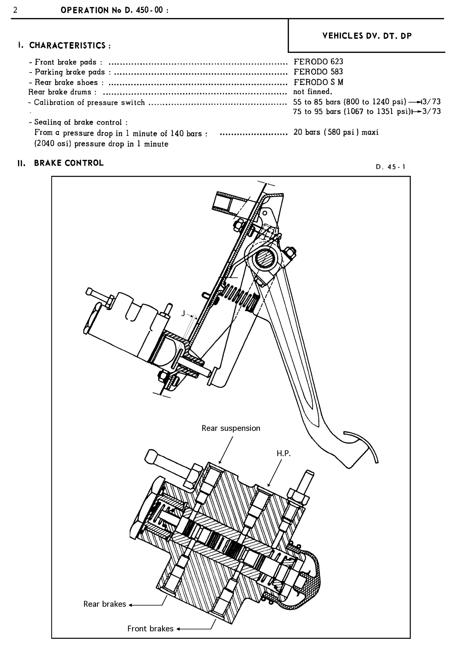 DV, DT, DP, page 240 of 454 — 814 Repair Manual — Volume I
