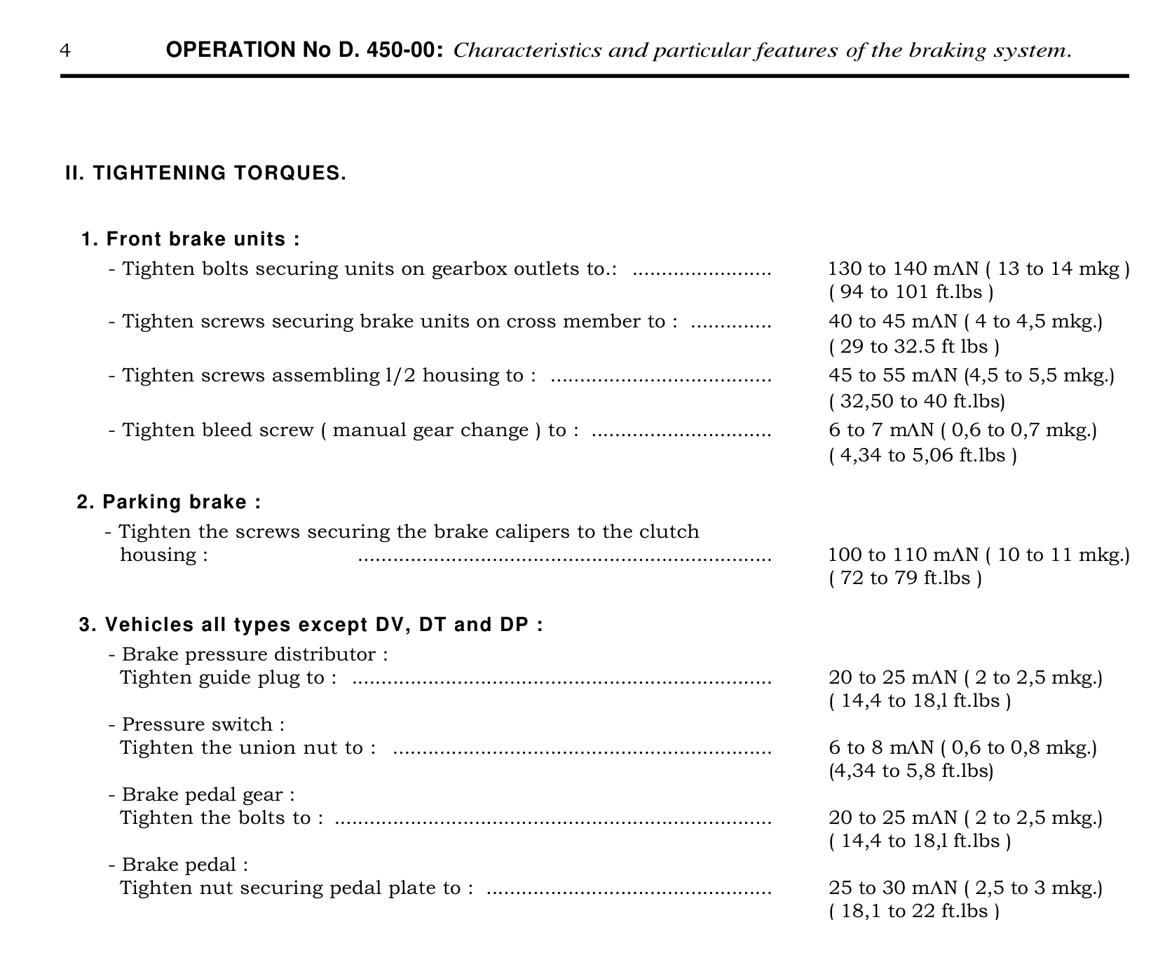 All types - data, page 242 of 454 — 814 Repair Manual — Volume I