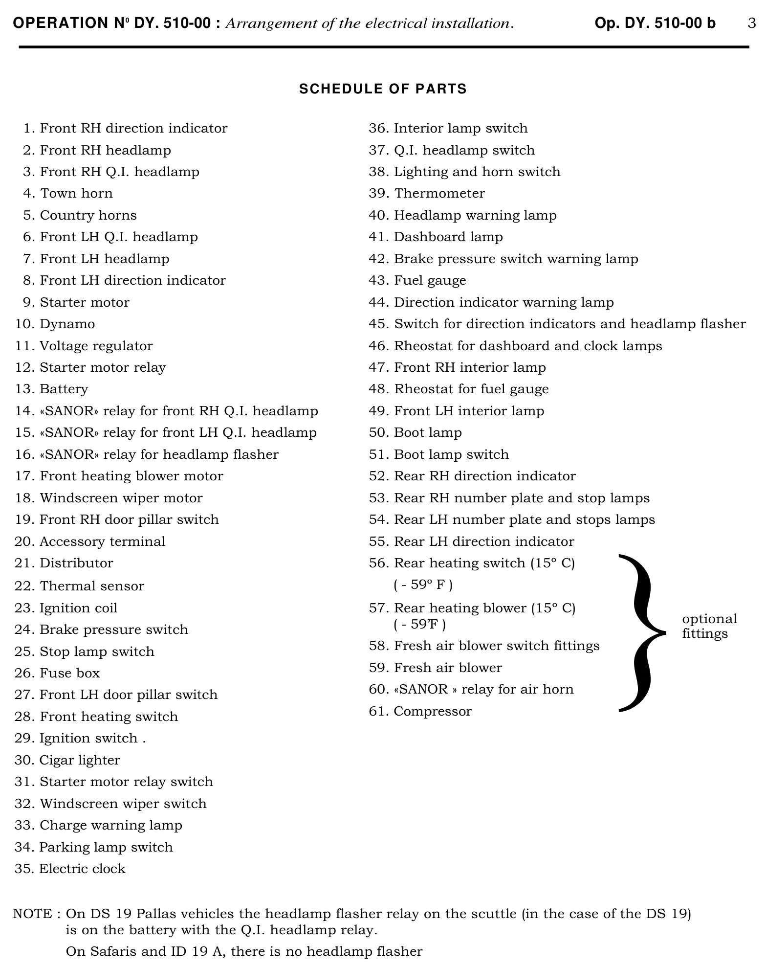 Key to wiring diagram, page 264 of 454 — 814 Repair Manual — Volume I