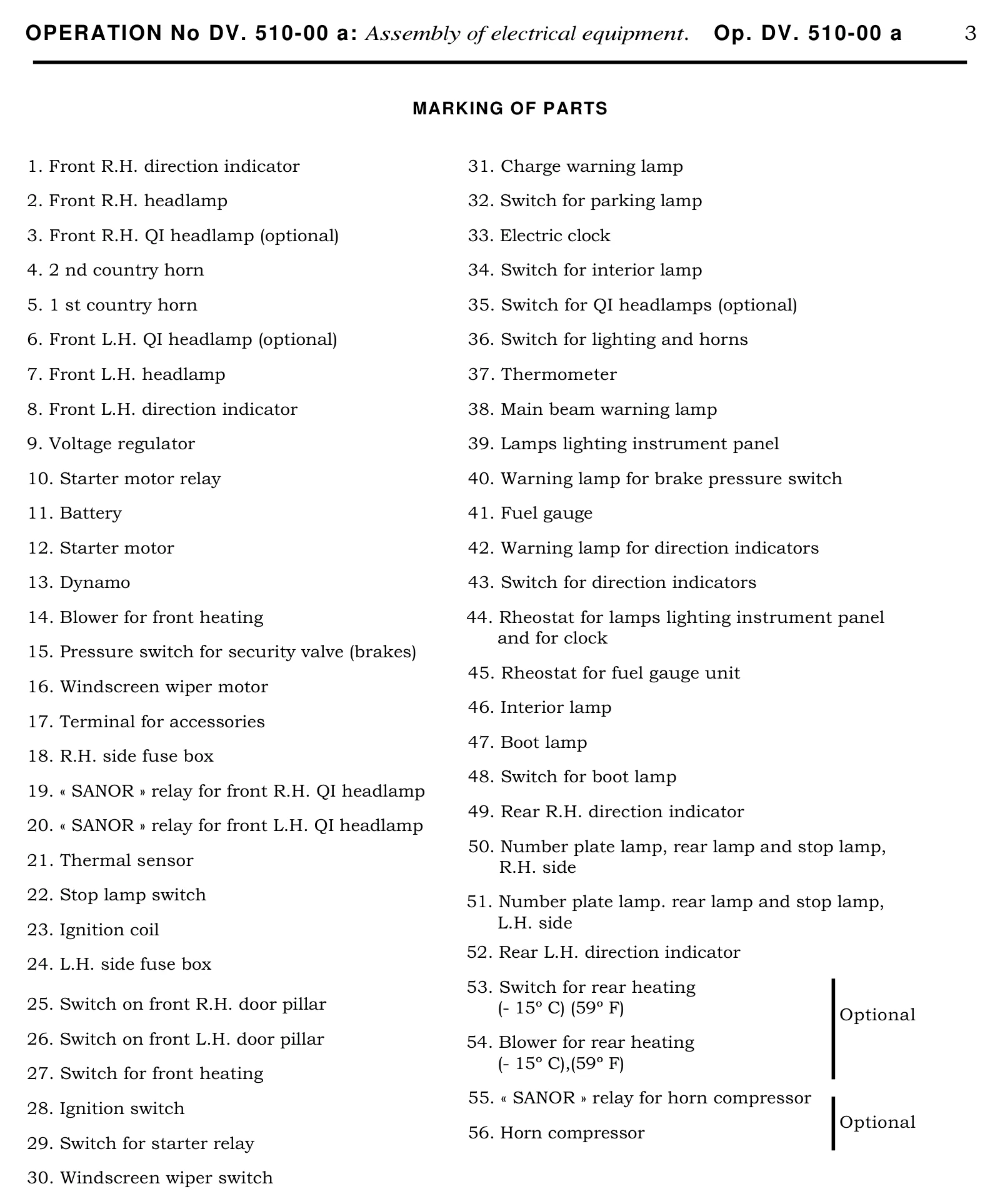 Key to wiring diagram, page 279 of 454 — 814 Repair Manual — Volume I