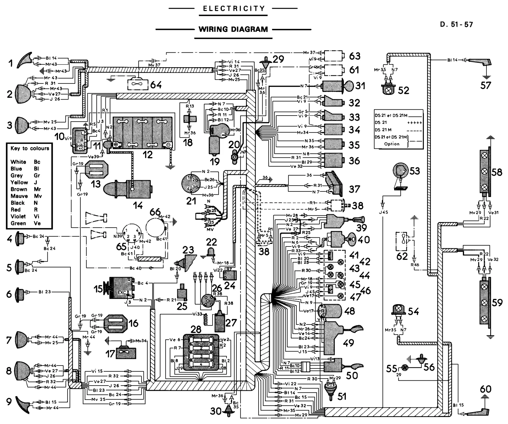 Wiring diagram, page 324 of 454 — 814 Repair Manual — Volume I