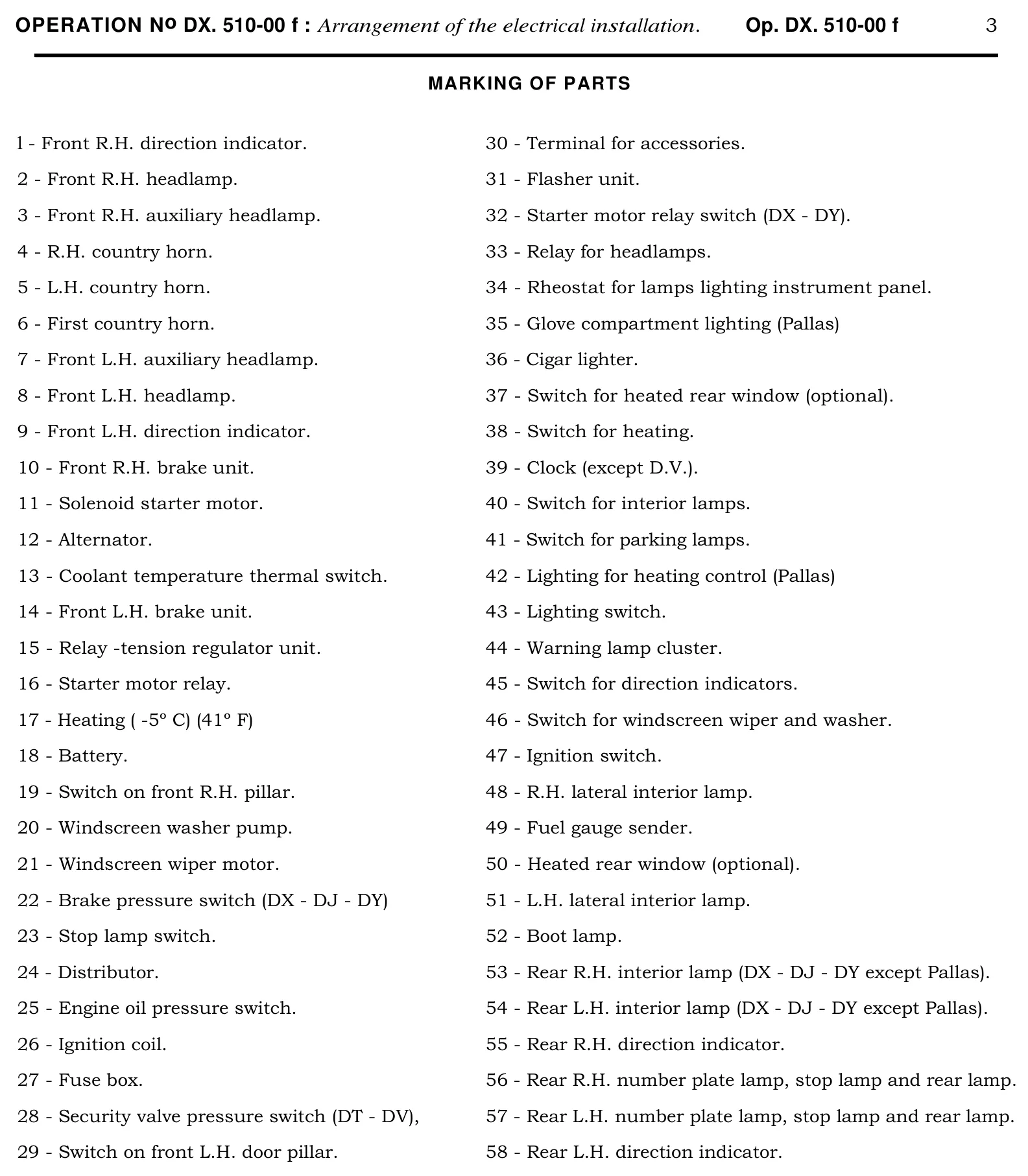 Key to wiring diagram, page 328 of 454 — 814 Repair Manual — Volume I