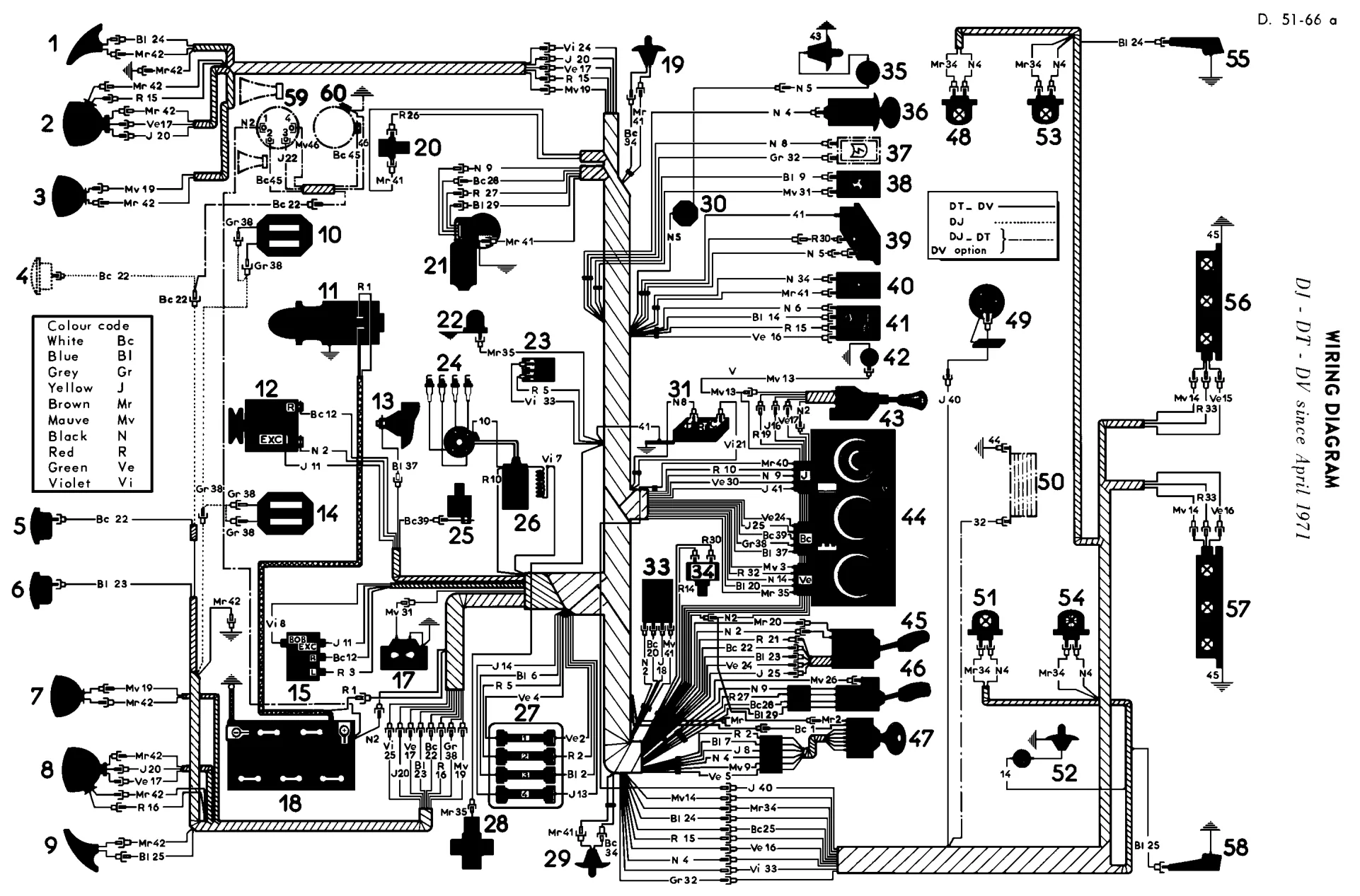 Wiring diagram, page 337 of 454 — 814 Repair Manual — Volume I