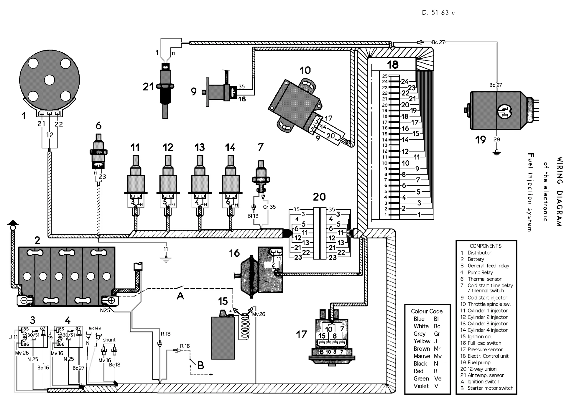Wiring diagram, page 381 of 454 — 814 Repair Manual — Volume I
