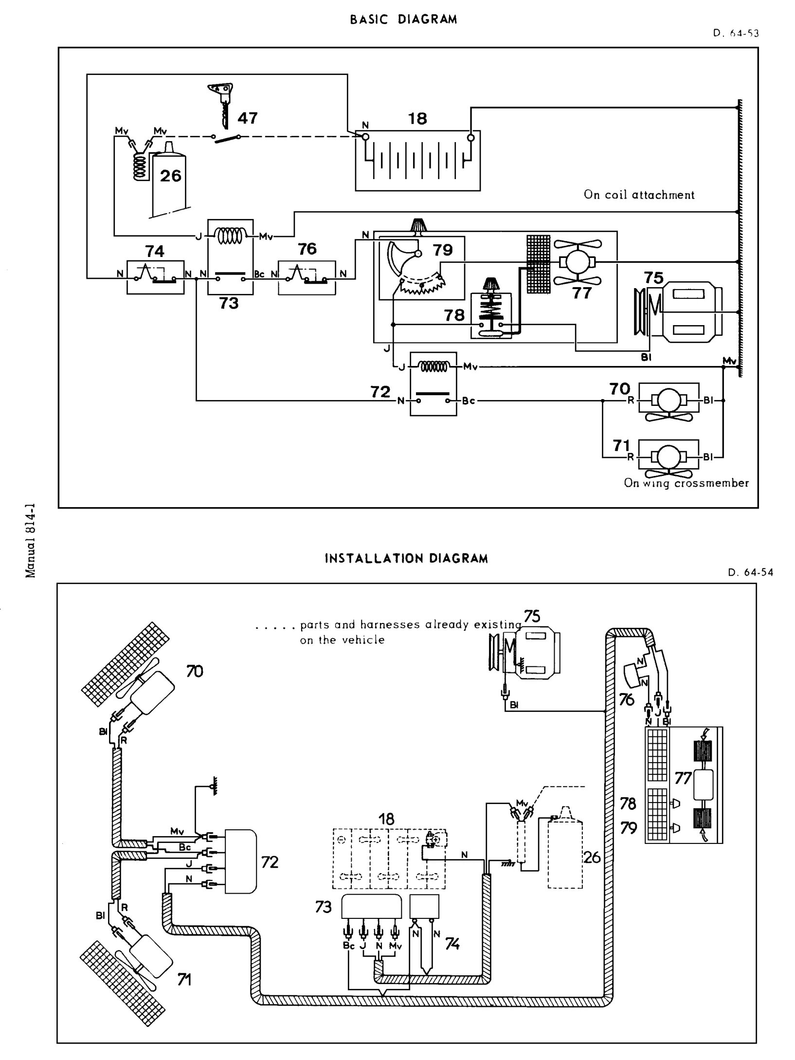 Wiring diagrams, page 387 of 454 — 814 Repair Manual — Volume I