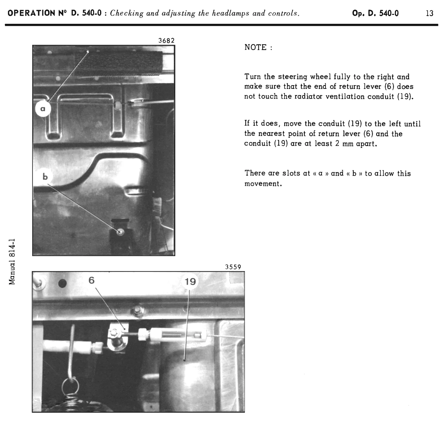 Directional control, page 409 of 454 — 814 Repair Manual — Volume I