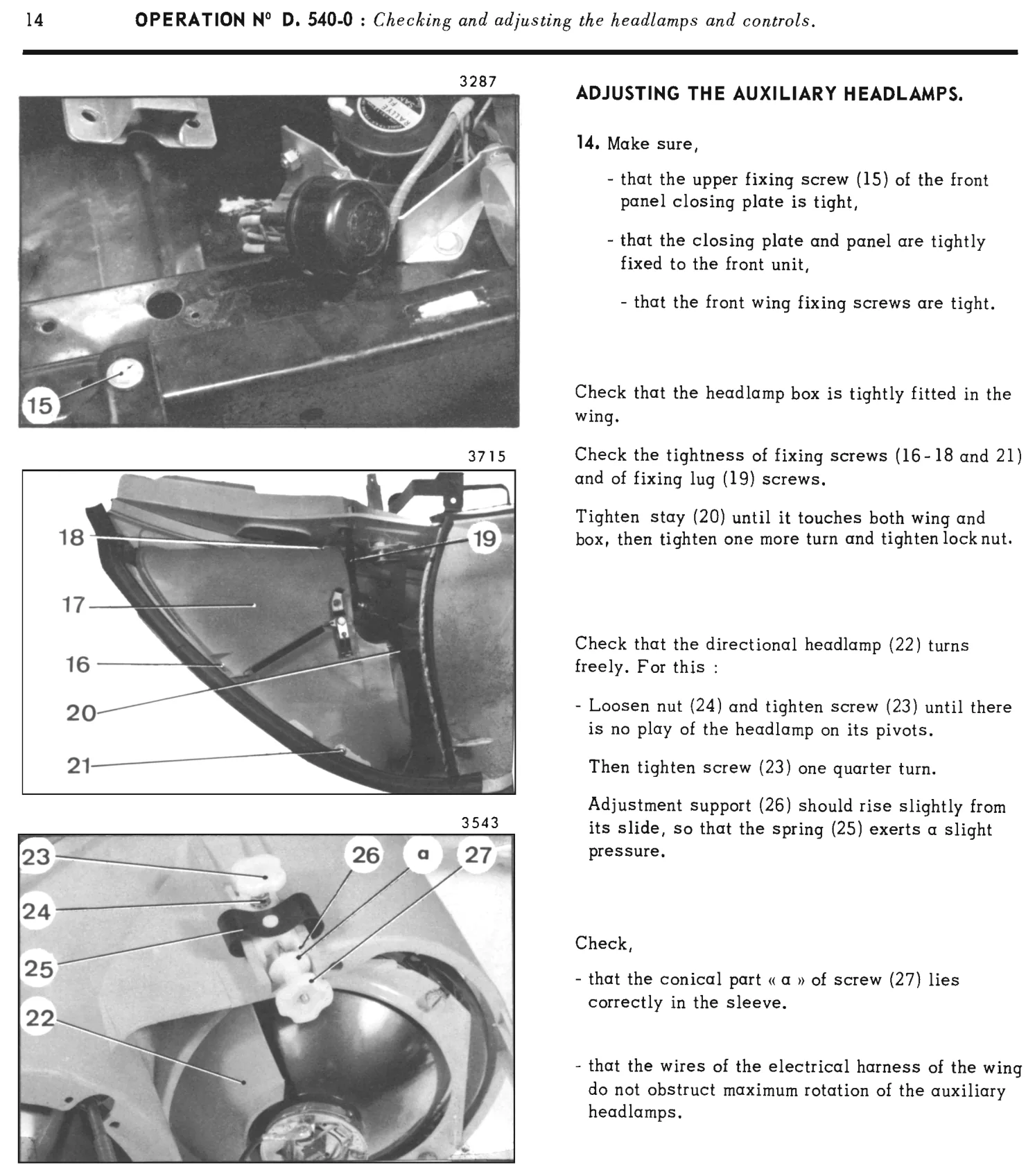 Directional control, page 410 of 454 — 814 Repair Manual — Volume I