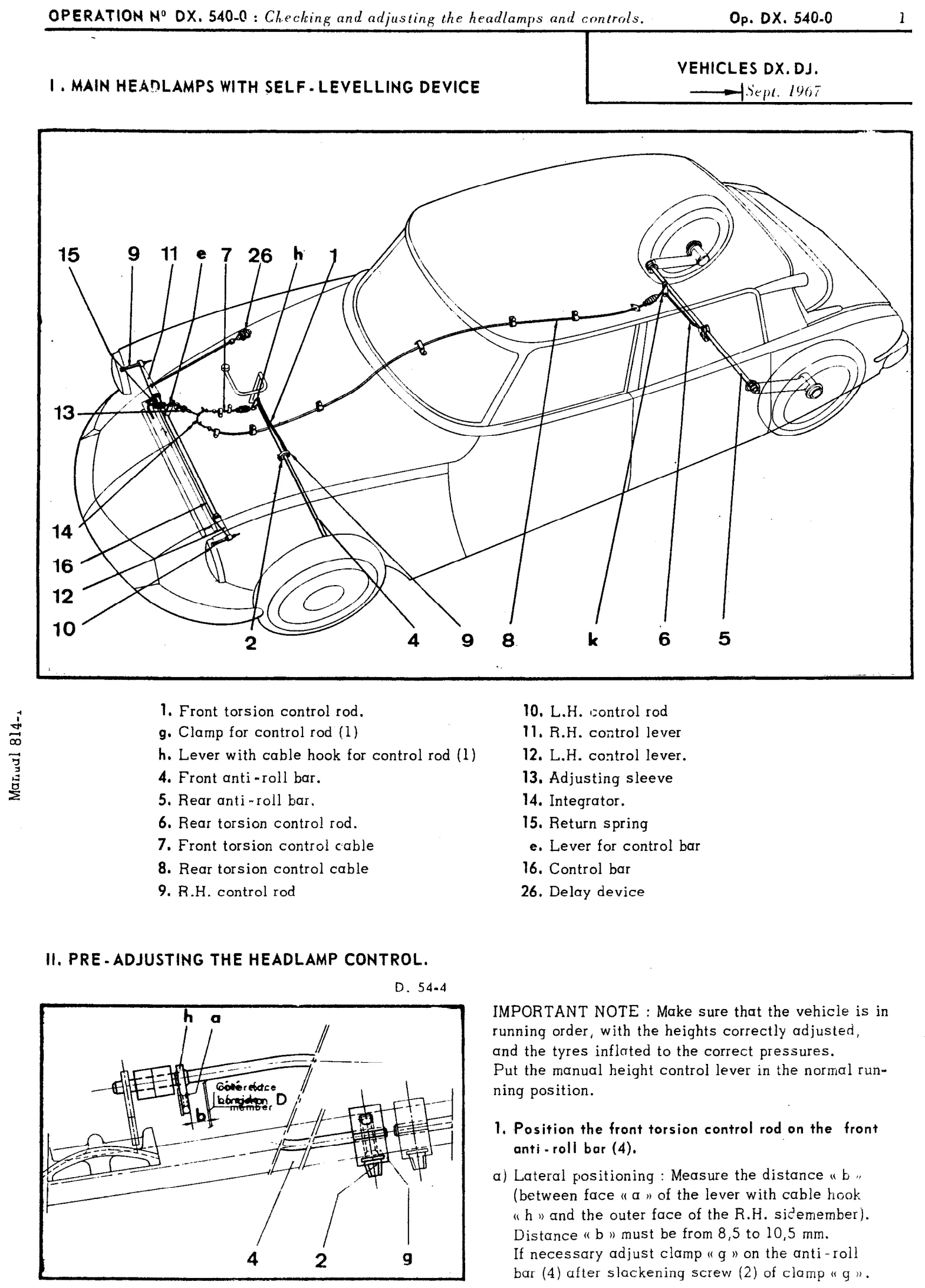 DX, DJ to Sep '67, page 415 of 454 — 814 Repair Manual — Volume I