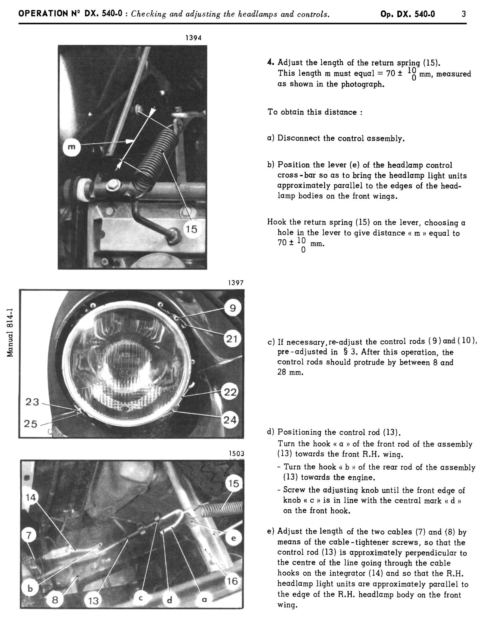 DX, DJ to Sep '67, page 417 of 454 — 814 Repair Manual — Volume I
