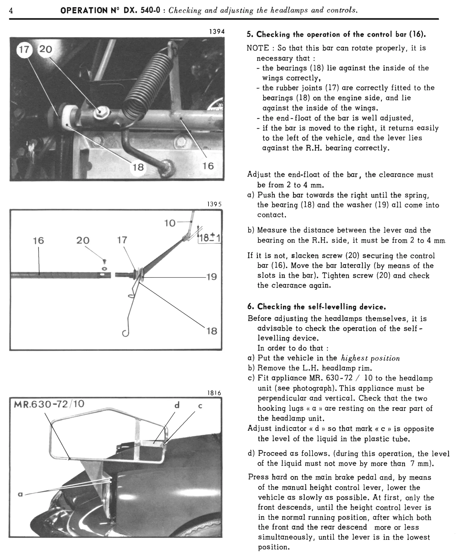 DX, DJ to Sep '67, page 418 of 454 — 814 Repair Manual — Volume I