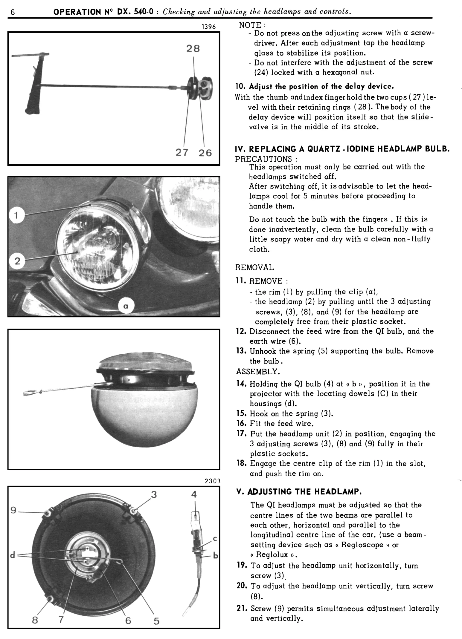 DX, DJ to Sep '67, page 420 of 454 — 814 Repair Manual — Volume I
