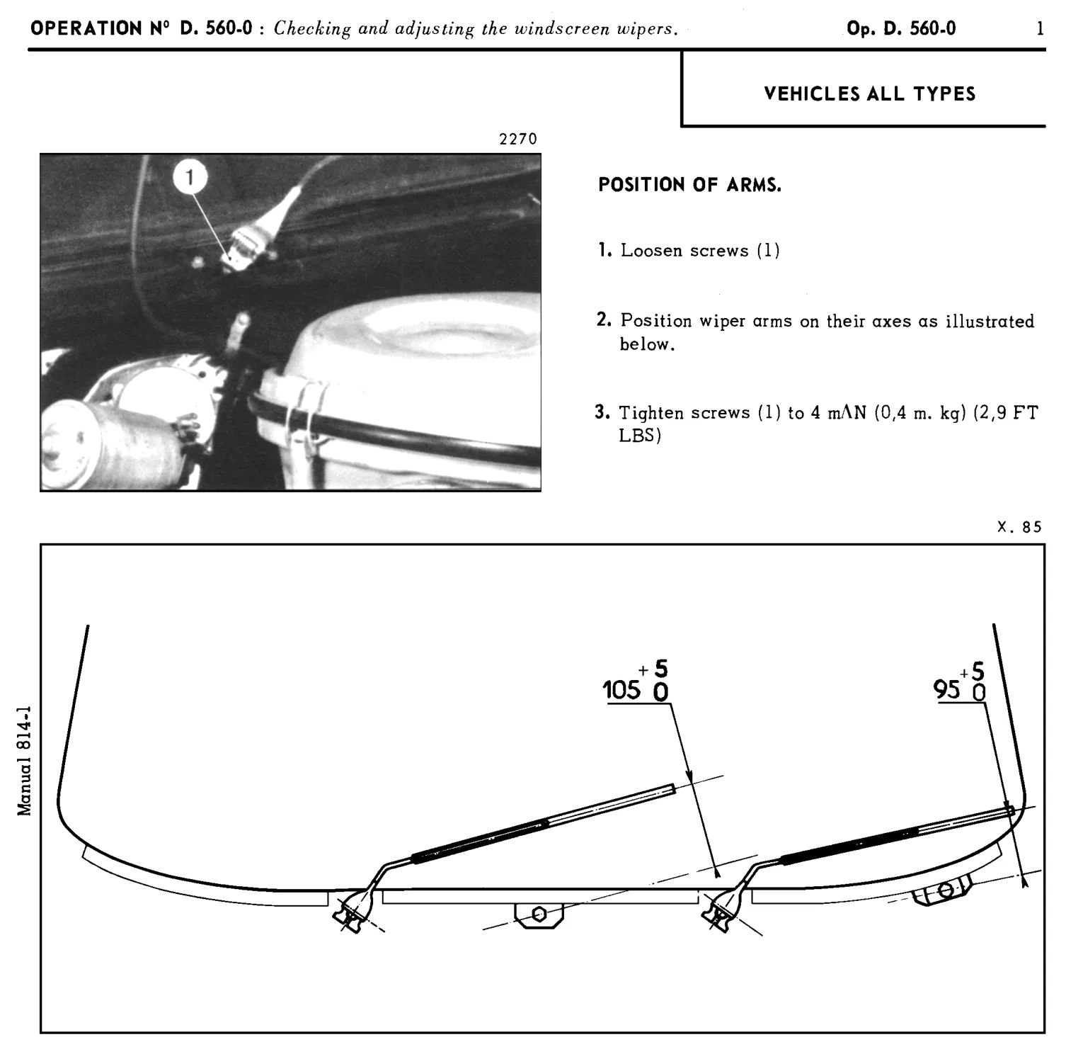 Adjusting fixed lights from Sep 67, page 423 of 454 — 814 Repair Manual — Volume I