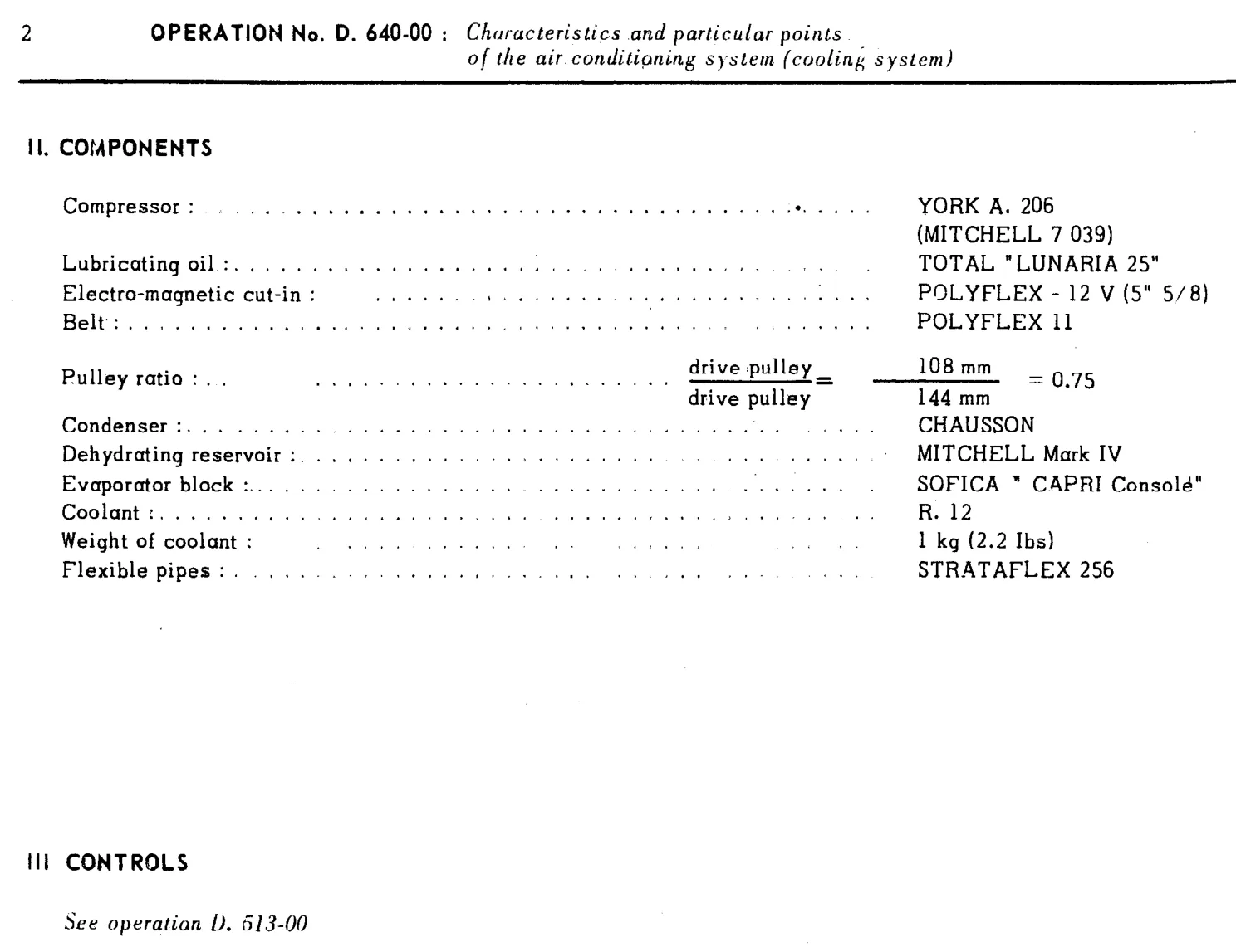 Air conditioning, page 425 of 454 — 814 Repair Manual — Volume I