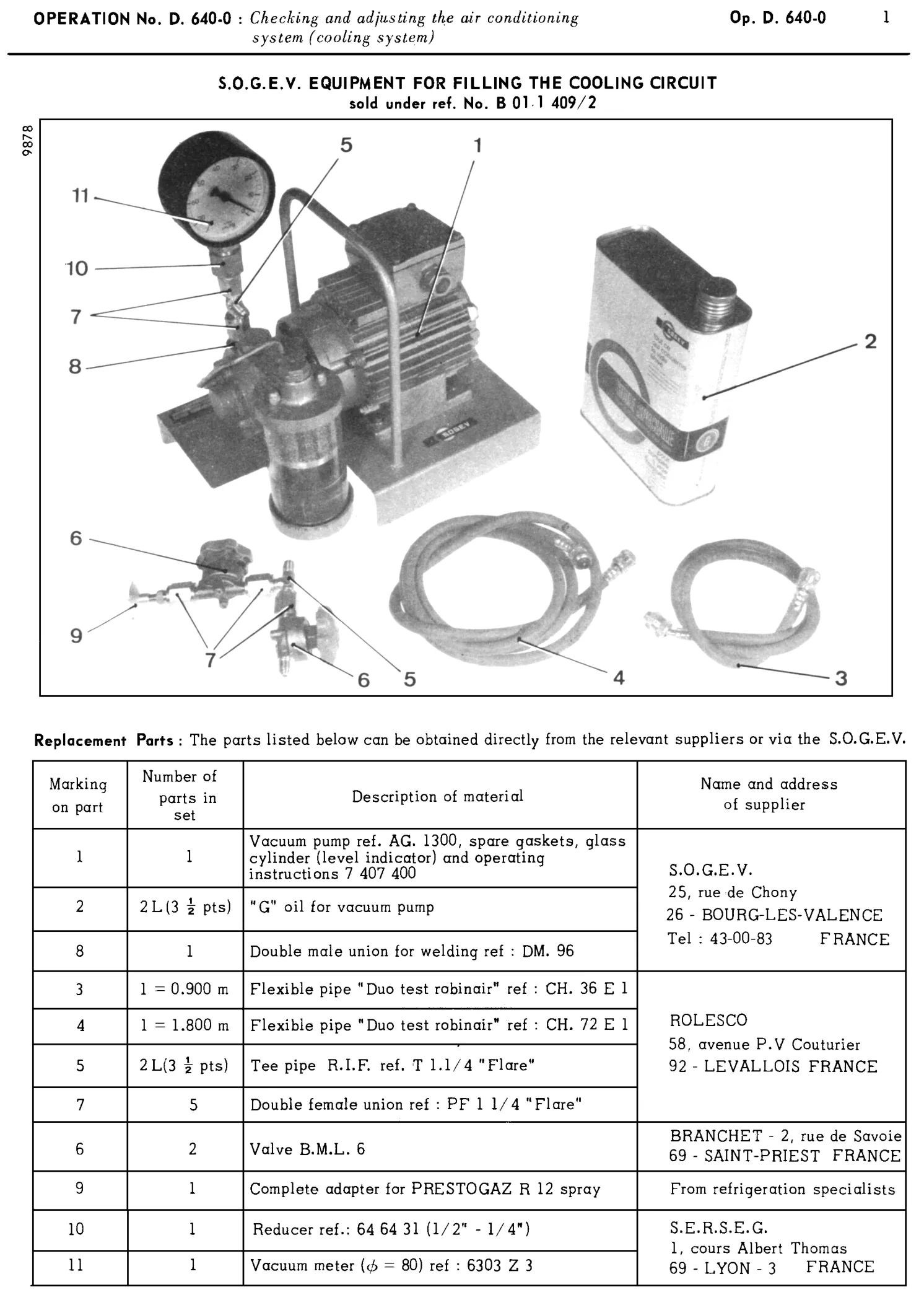 Air conditioning, page 426 of 454 — 814 Repair Manual — Volume I
