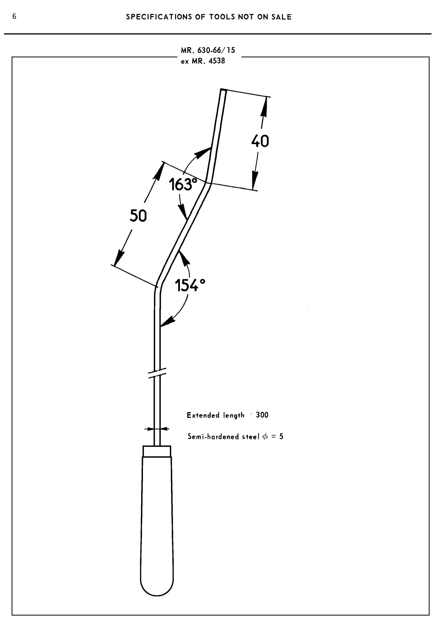 Drawings of tools not sold., page 452 of 454 — 814 Repair Manual — Volume I