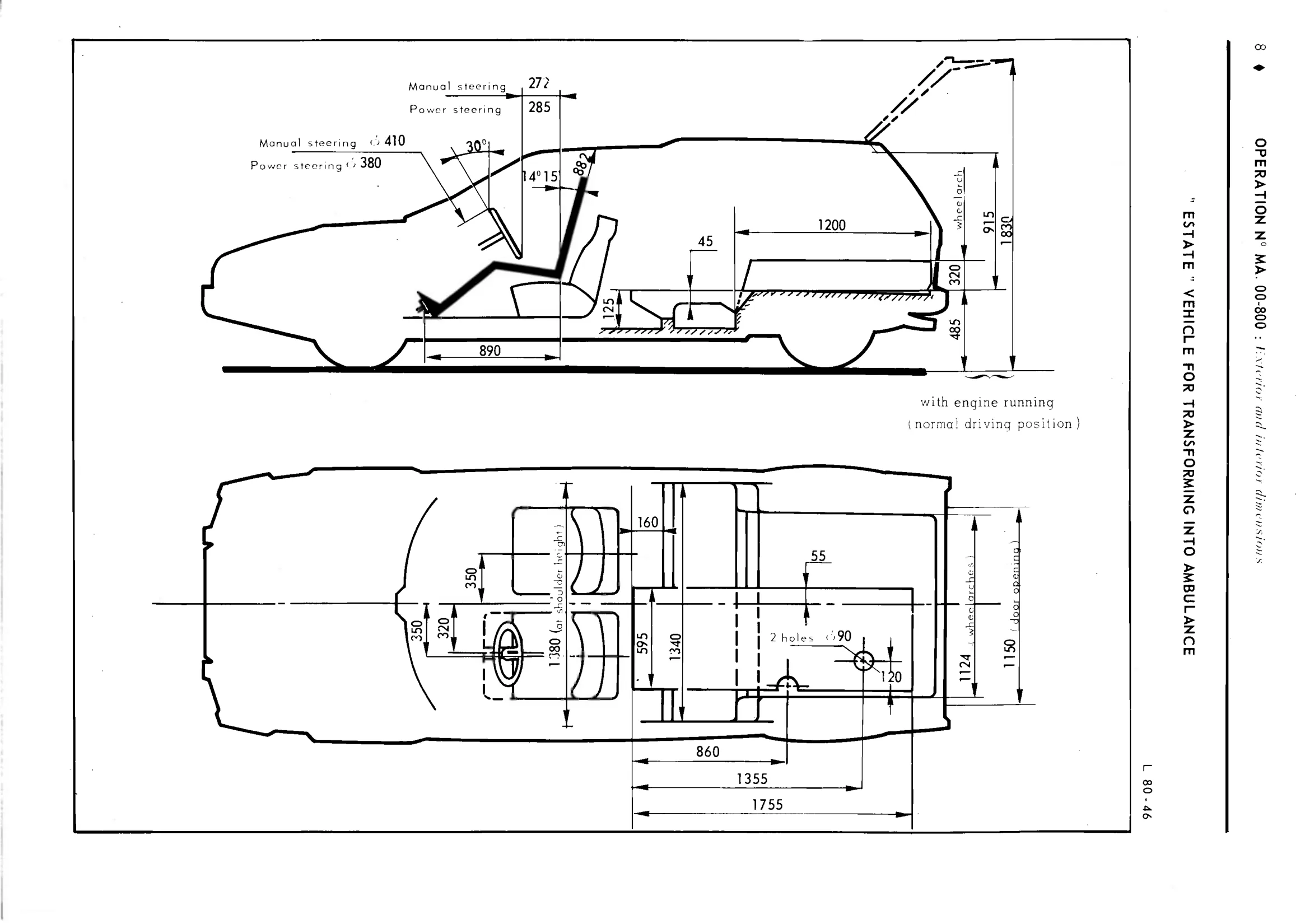 Estate/ambulance, page 35 of 389 — CX Repair Manual — Characteristics, Adjustments, Checks