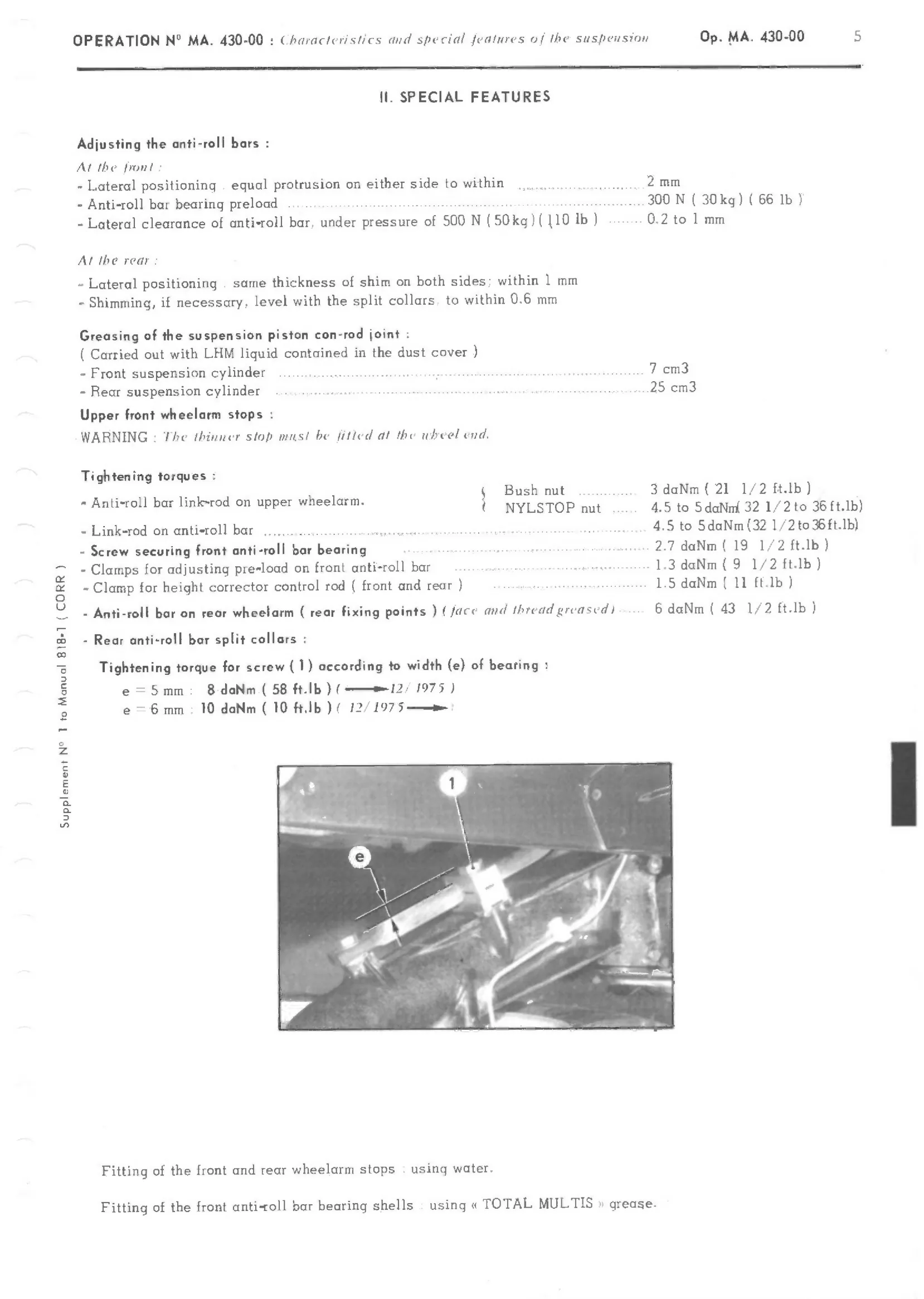 Tech data, page 256 of 389 — CX Repair Manual — Characteristics, Adjustments, Checks