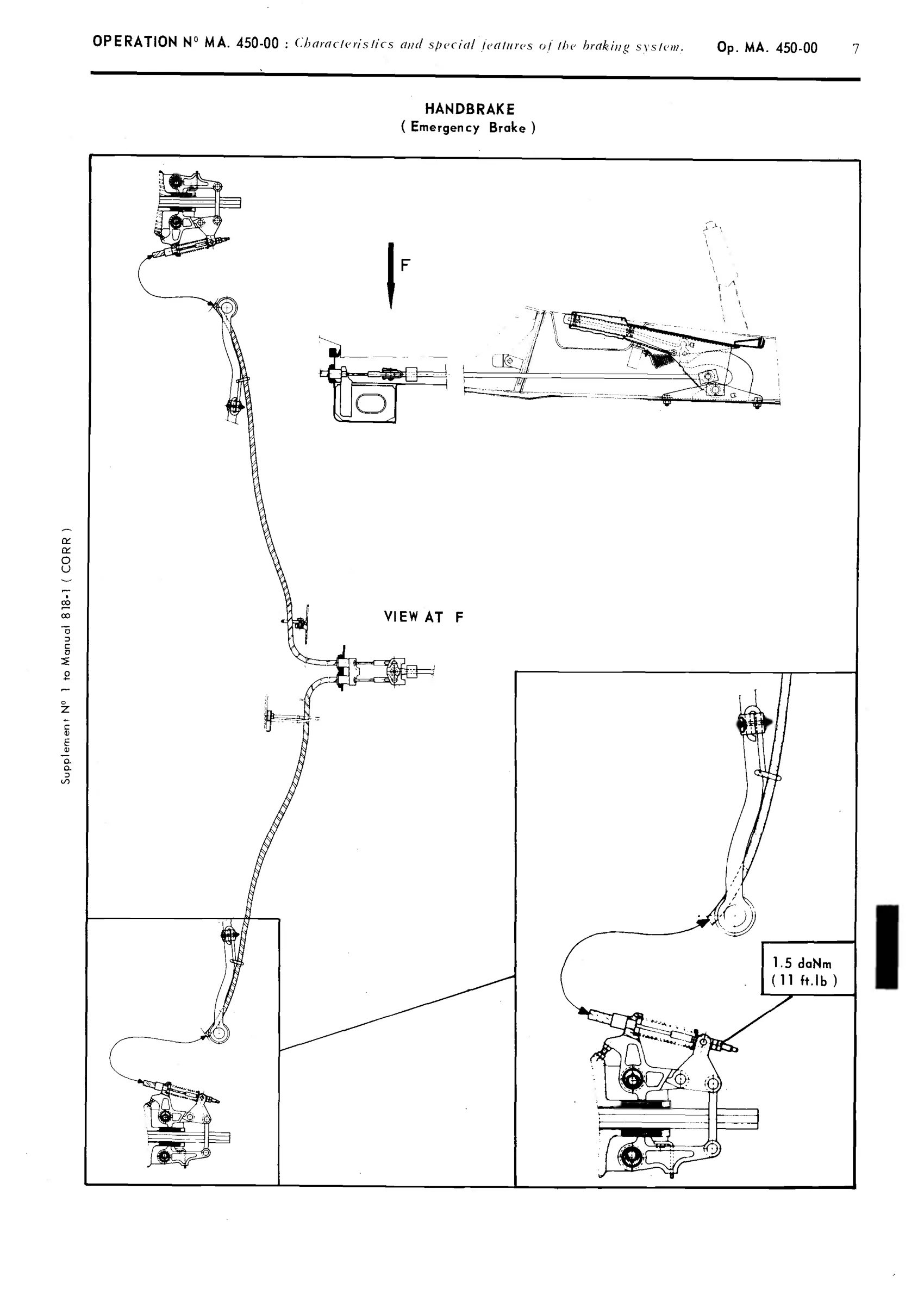 Brakes, page 279 of 389 — CX Repair Manual — Characteristics, Adjustments, Checks