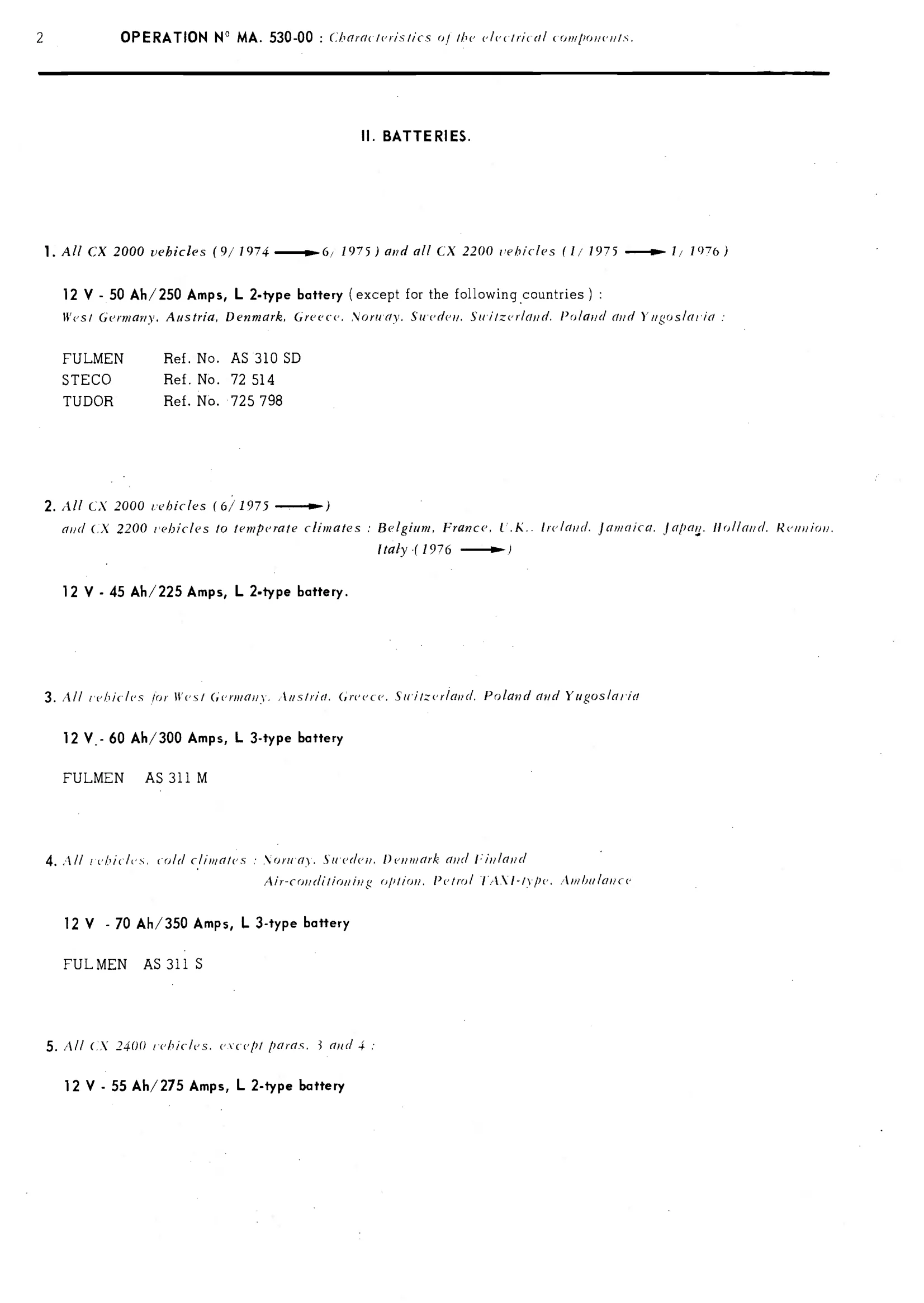 Wiring diaram, page 344 of 389 — CX Repair Manual — Characteristics, Adjustments, Checks