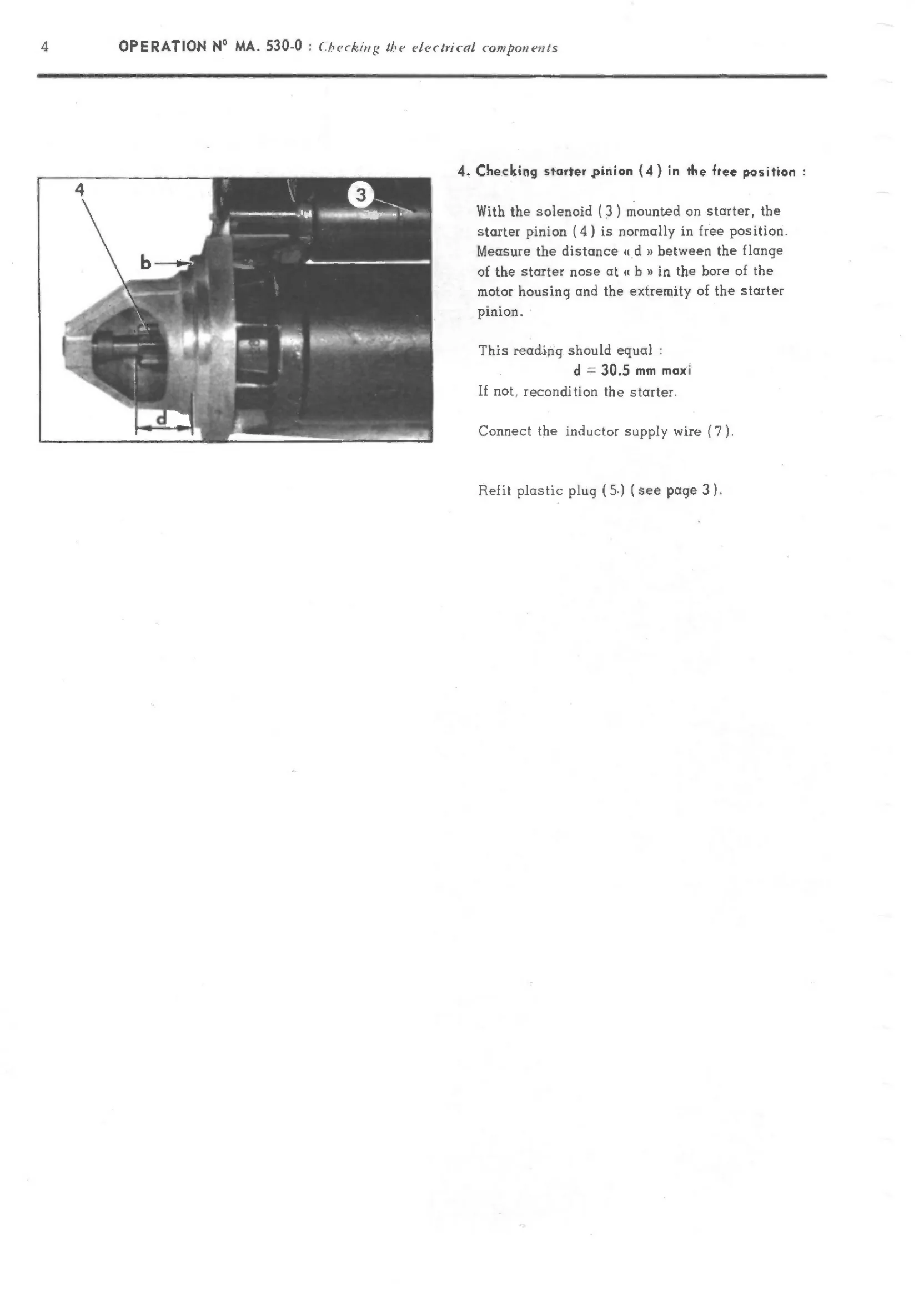 Adjusting starters, page 351 of 389 — CX Repair Manual — Characteristics, Adjustments, Checks