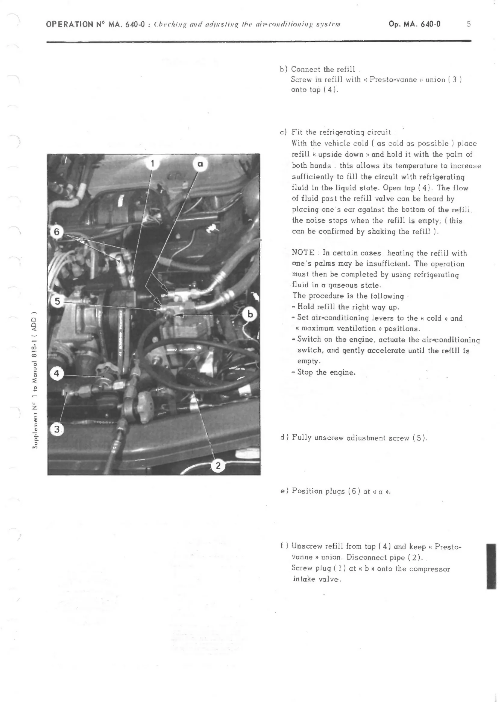 Air conditioning, page 369 of 389 — CX Repair Manual — Characteristics, Adjustments, Checks