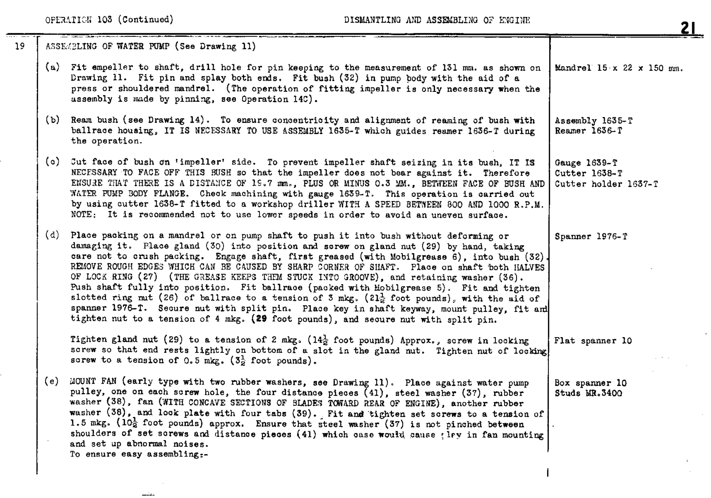 Dismantling – Engine, page 24 of 260 — Twelve & Fifteen Repair Manual — Text
