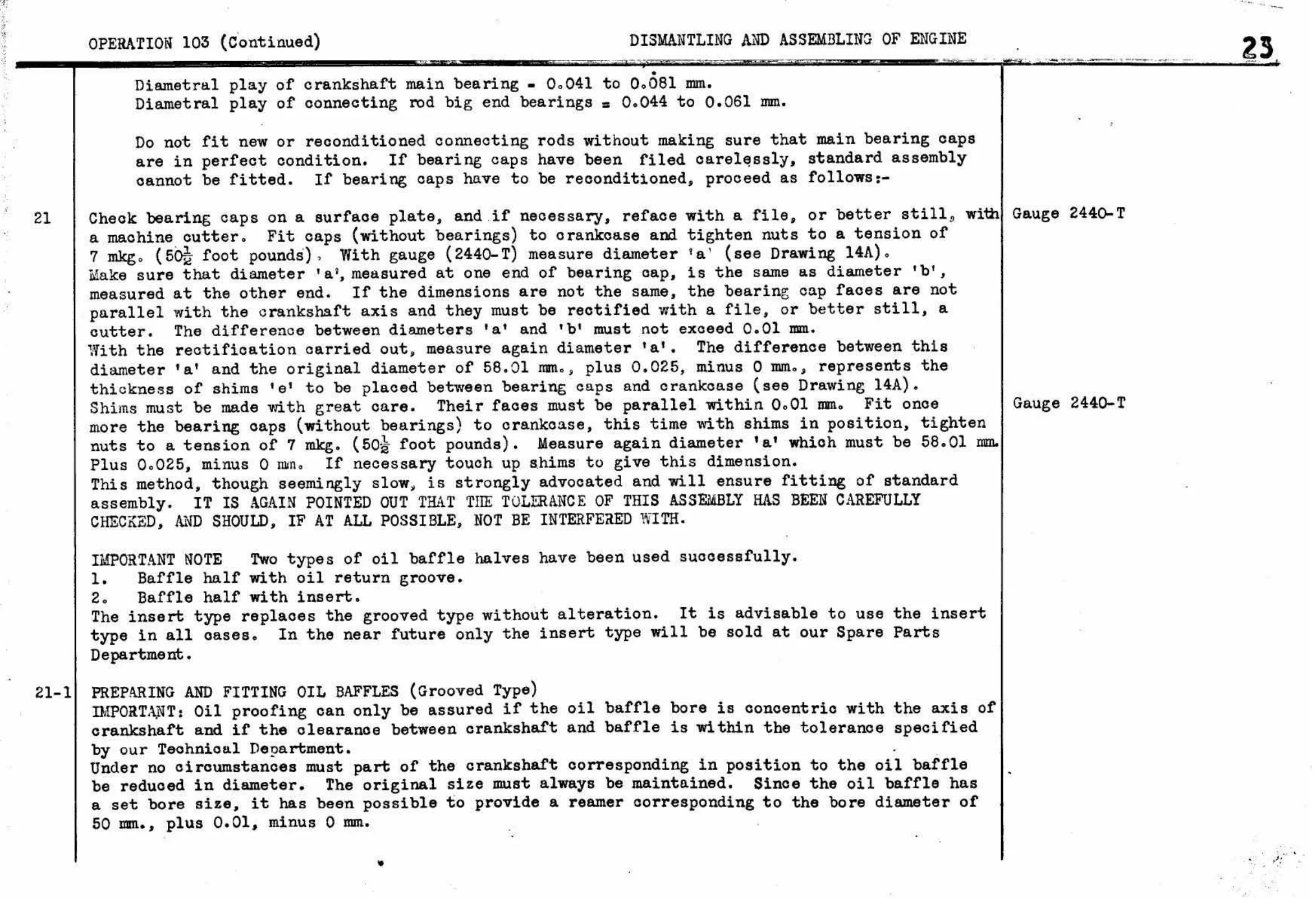 Dismantling – Engine, page 26 of 260 — Twelve & Fifteen Repair Manual — Text
