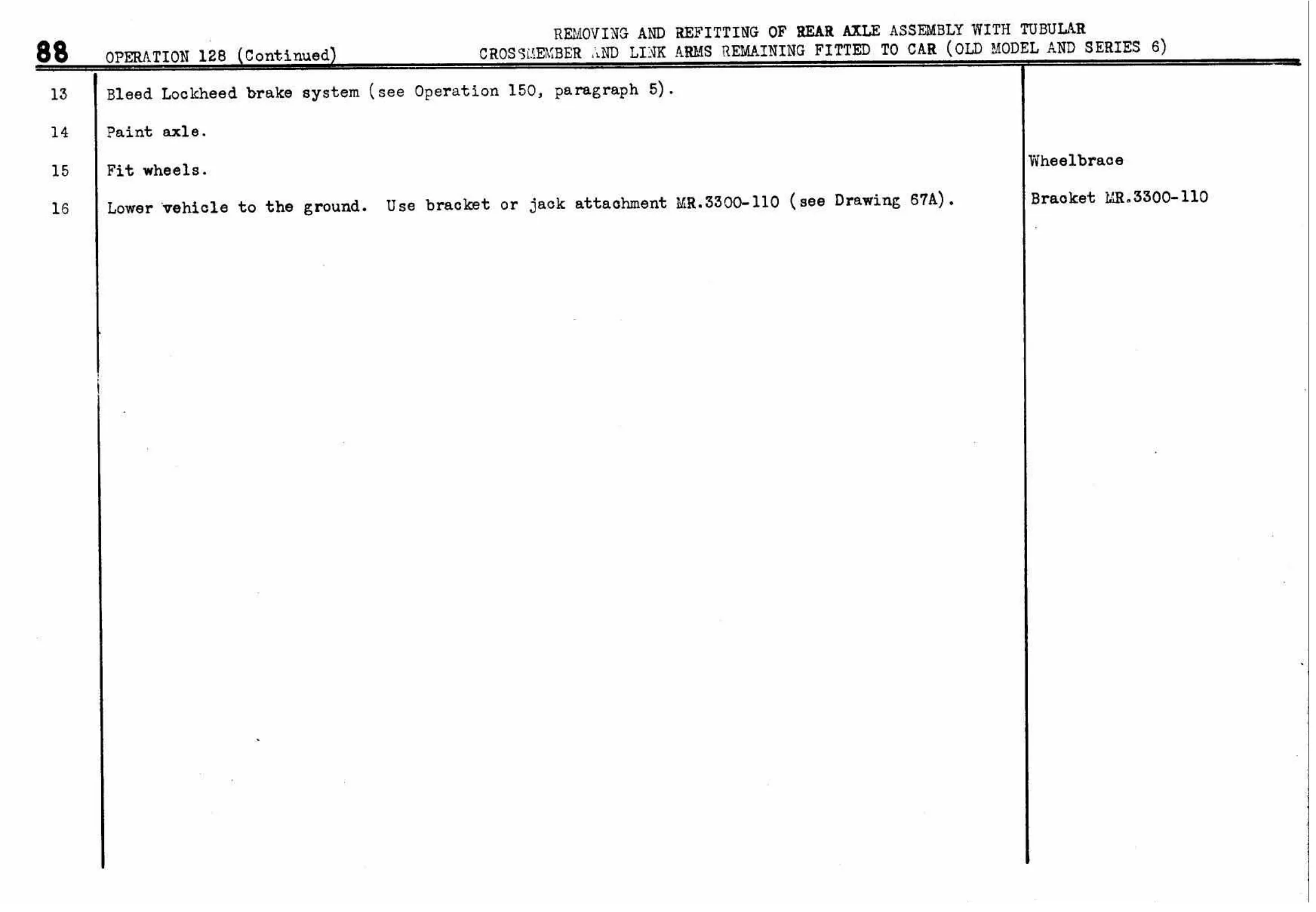 Crossmember And – Link Arms, page 91 of 260 — Twelve & Fifteen Repair Manual — Text