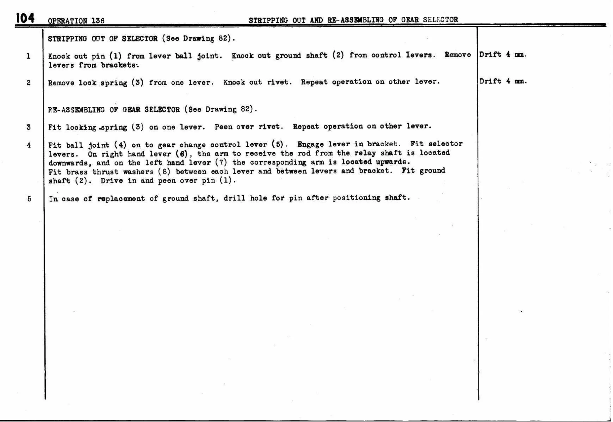 Stripping Out – And Re-Assembling (Op.156), page 107 of 260 — Twelve & Fifteen Repair Manual — Text