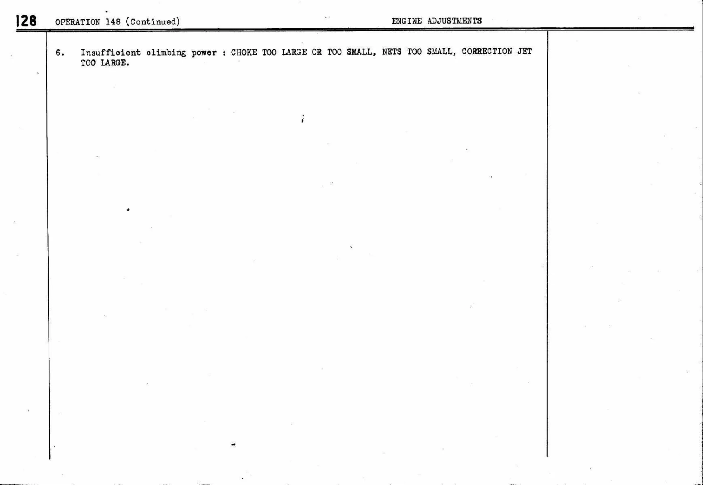 Engine Adjustments, page 131 of 260 — Twelve & Fifteen Repair Manual — Text