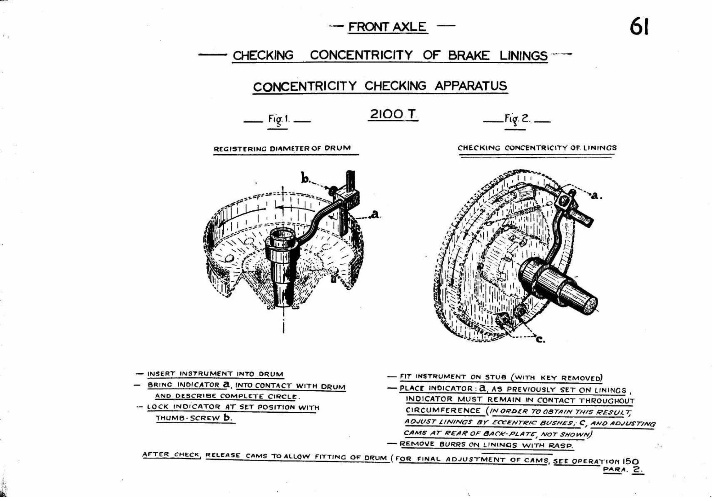 List of illustrations, page 217 of 260 — Twelve & Fifteen Repair Manual — Text