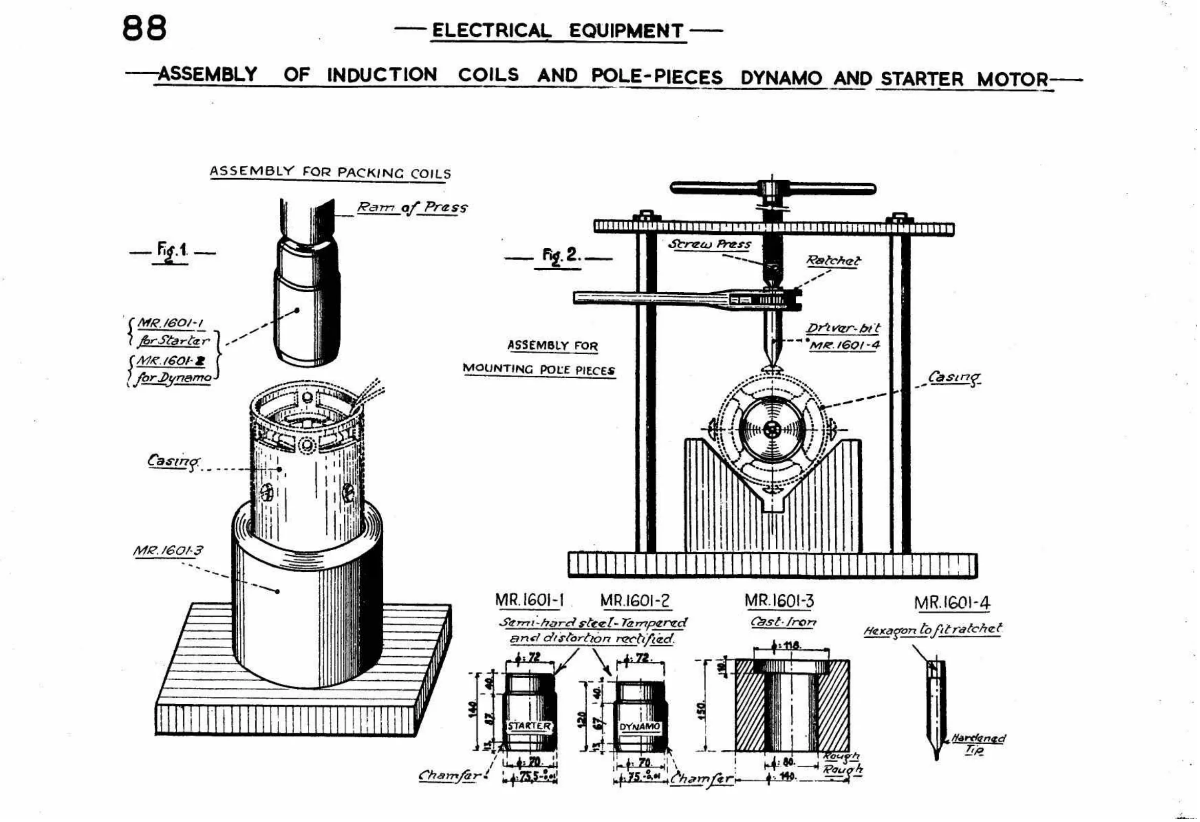 List of illustrations, page 246 of 260 — Twelve & Fifteen Repair Manual — Text