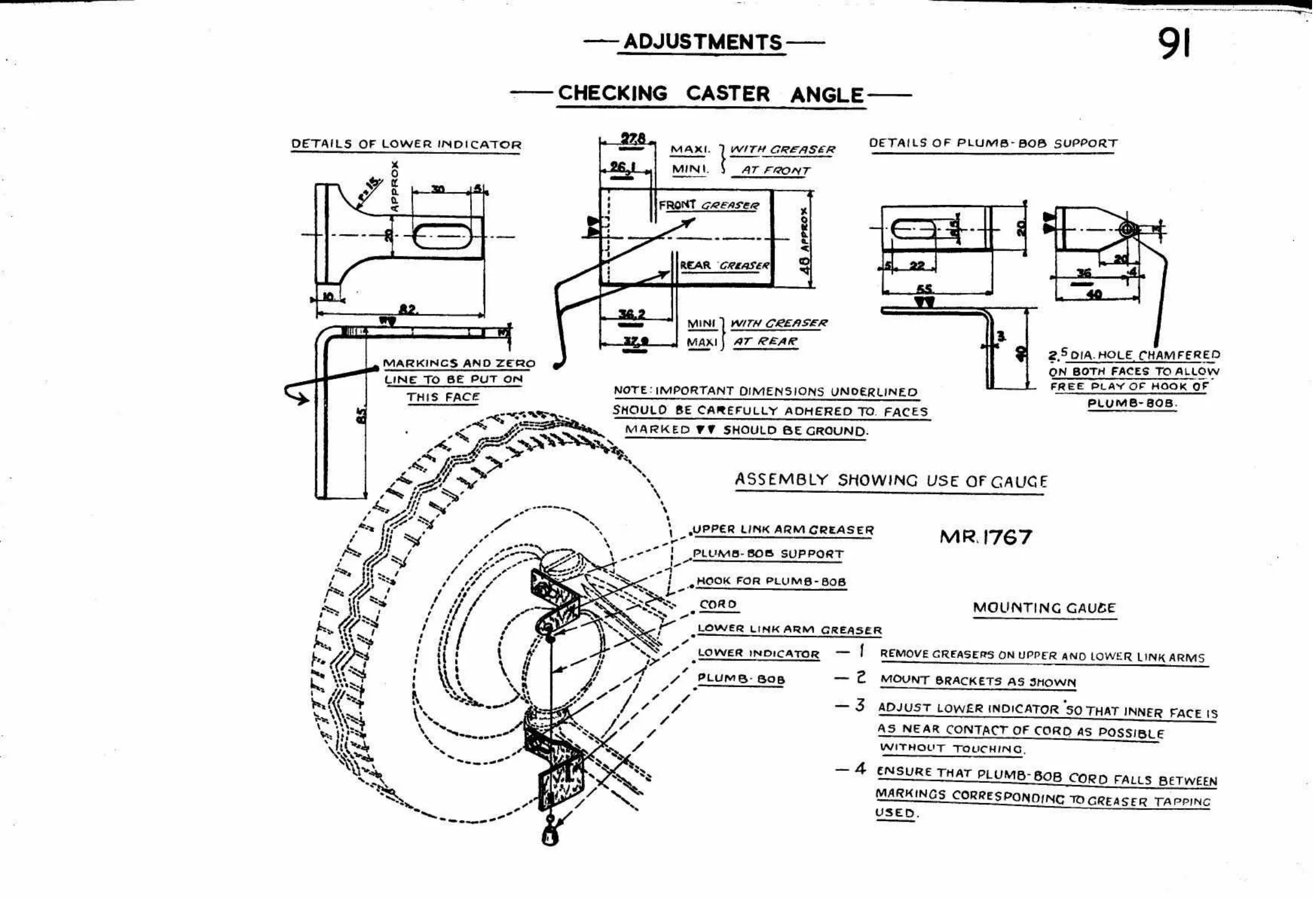 List of illustrations, page 249 of 260 — Twelve & Fifteen Repair Manual — Text