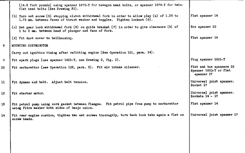 Fit distributor, page 17 — Twelve & Fifteen Repair Manual — Text
