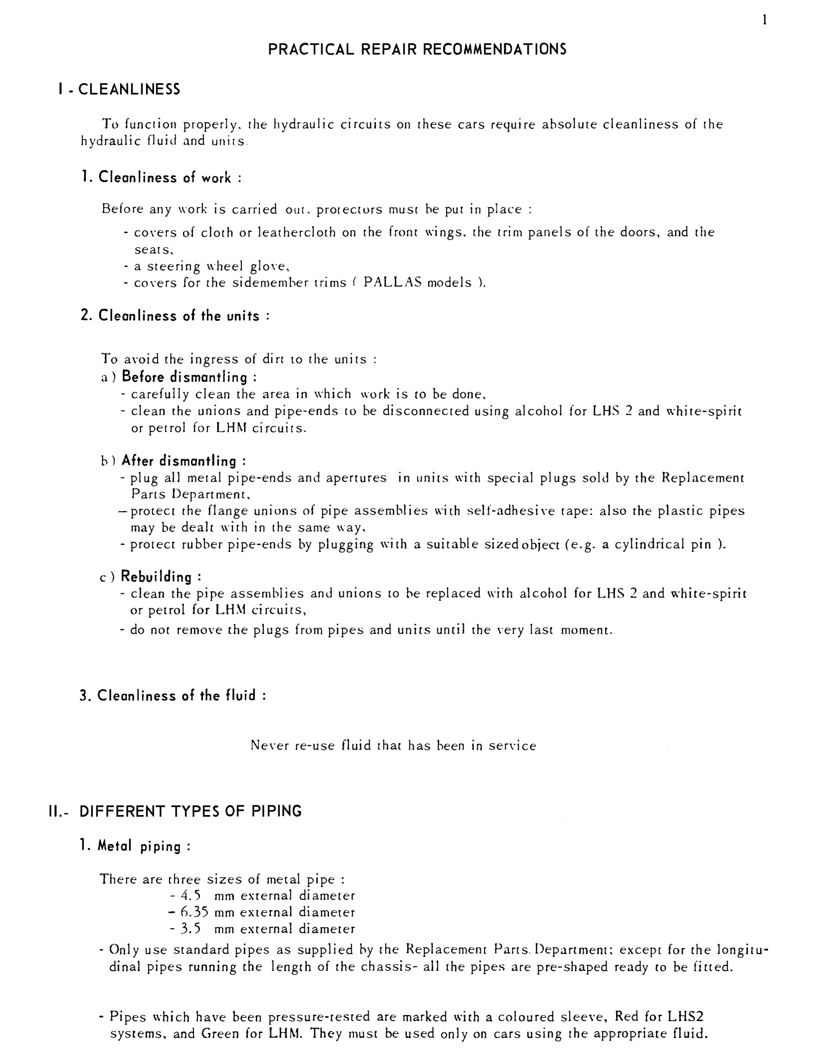 General recommendations, page 3 of 91 — 844 Hydraulics Course Notes
