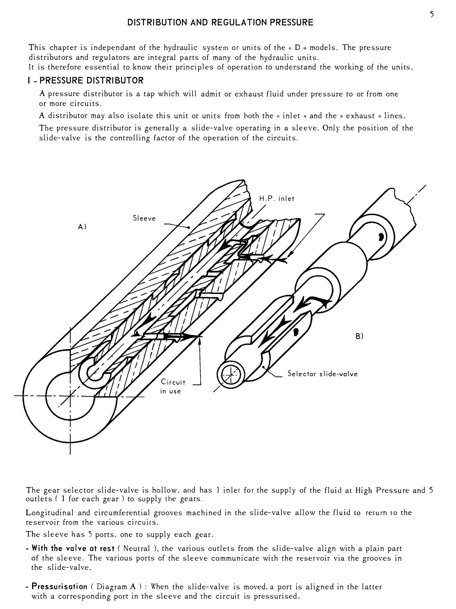 Press. distribution, regulation, page 9 of 91 — 844 Hydraulics Course Notes