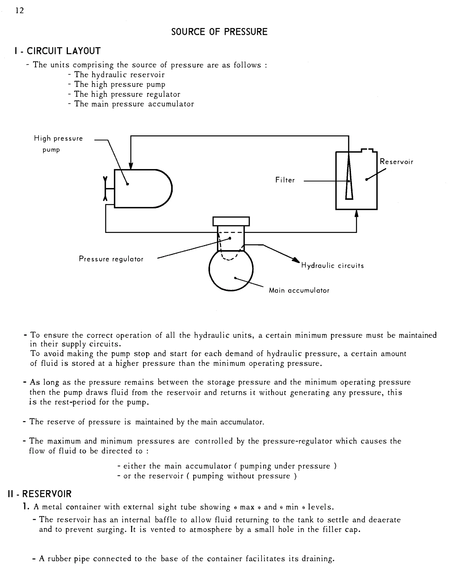 Source of presure, page 13 of 91 — 844 Hydraulics Course Notes