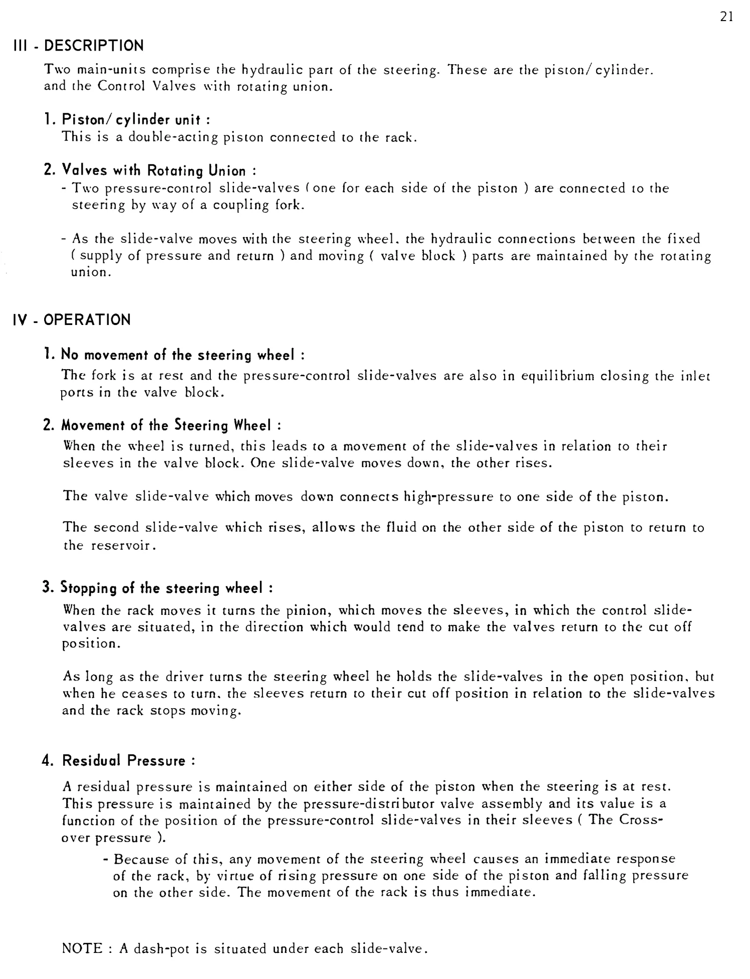 Steering, page 22 of 91 — 844 Hydraulics Course Notes