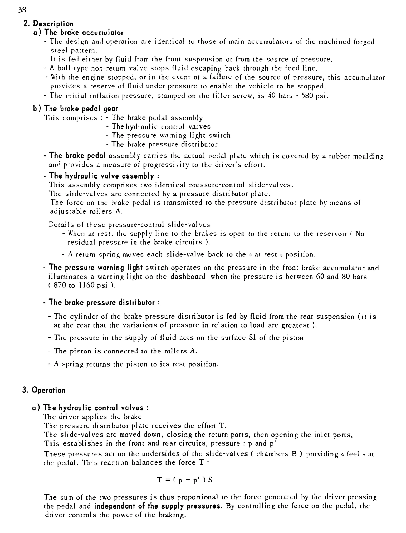 Braking system, page 40 of 91 — 844 Hydraulics Course Notes